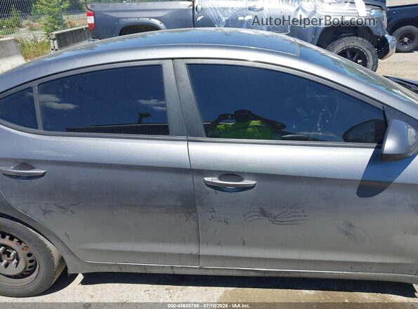 5NPD74LF2KH482545 2019 HYUNDAI ELANTRA Gray Widok wnętrza z tyłu