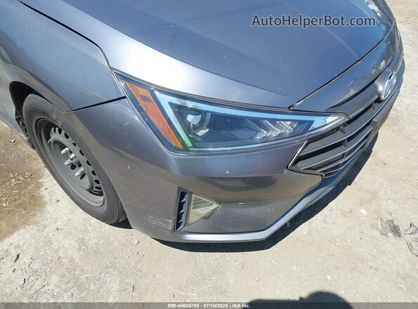 5NPD74LF2KH482545 2019 HYUNDAI ELANTRA Gray 