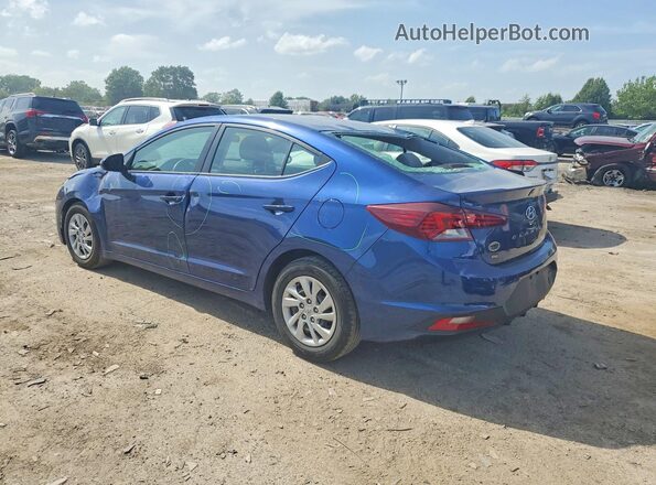 5NPD74LF2KH489995 2019 HYUNDAI ELANTRA Blue Trasero izquierdo