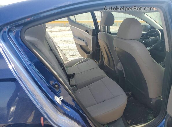 5NPD74LF2KH489995 2019 HYUNDAI ELANTRA Blue Vista de los asientos traseros