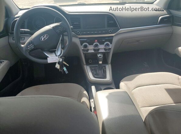 5NPD74LF2KH489995 2019 HYUNDAI ELANTRA Blue Vista del salpicadero