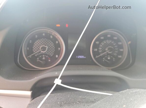 5NPD74LF2KH489995 2019 HYUNDAI ELANTRA Blue Vista del cuadro de instrumentos