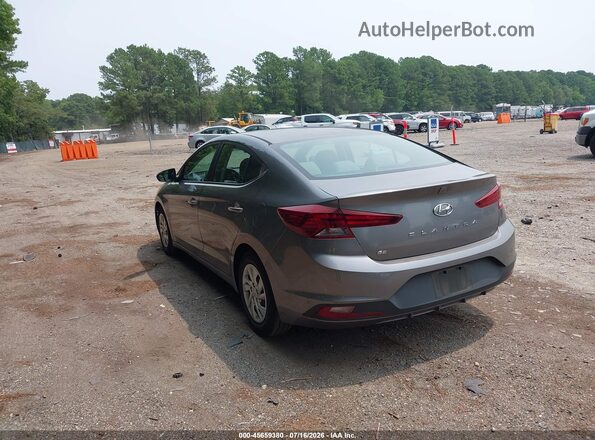 5NPD74LF2KH490662 2019 HYUNDAI ELANTRA Gray Հետևի ձախ