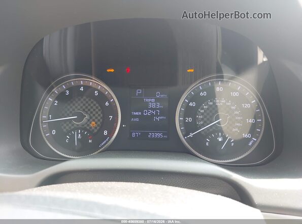 5NPD74LF2KH490662 2019 HYUNDAI ELANTRA Gray Հետևի նստատեղերի տեսք