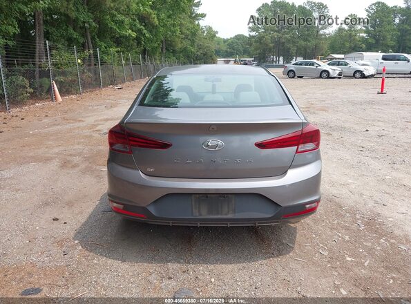 5NPD74LF2KH490662 2019 HYUNDAI ELANTRA Gray 