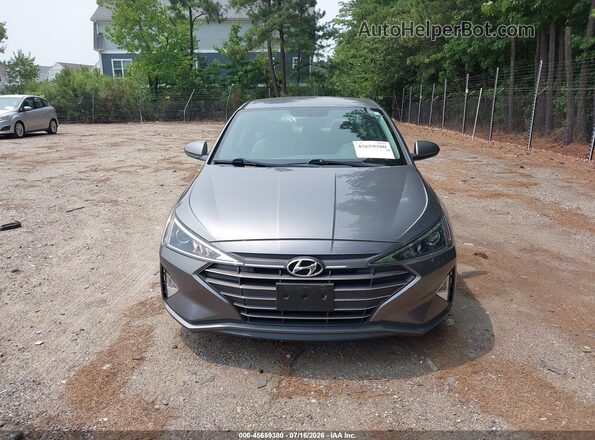 5NPD74LF2KH490662 2019 HYUNDAI ELANTRA Gray Սարքավորումների վահանակի տեսք