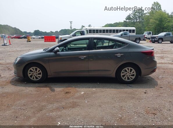 5NPD74LF2KH490662 2019 HYUNDAI ELANTRA Gray Սալոնի 360 աստիճան տեսք