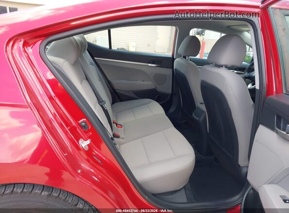 5NPD74LF2KH496817 2019 HYUNDAI ELANTRA Red VIN կոդի պիտակի տեսք