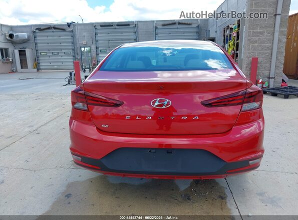 5NPD74LF2KH496817 2019 HYUNDAI ELANTRA Red 