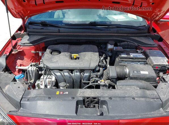 5NPD74LF2KH496817 2019 HYUNDAI ELANTRA Red Հետևի տեսք