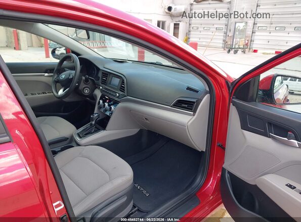 5NPD74LF2KH496817 2019 HYUNDAI ELANTRA Red Սալոնի դիմացի տեսք