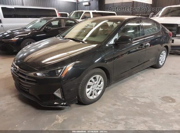 5NPD74LF2KH497112 2019 HYUNDAI ELANTRA Black Przód lewy