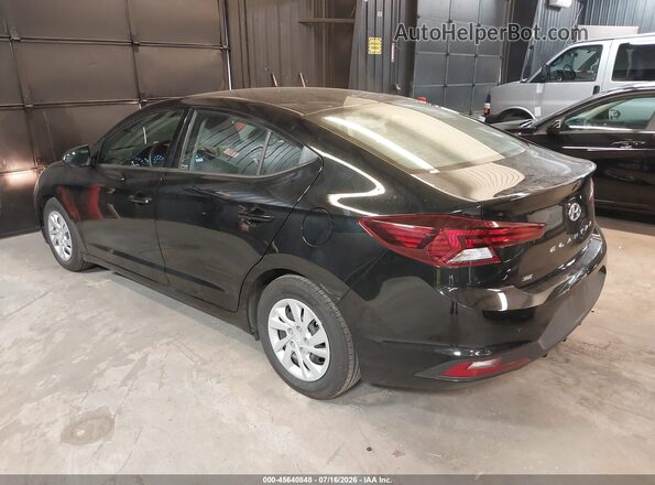5NPD74LF2KH497112 2019 HYUNDAI ELANTRA Black Tył lewy
