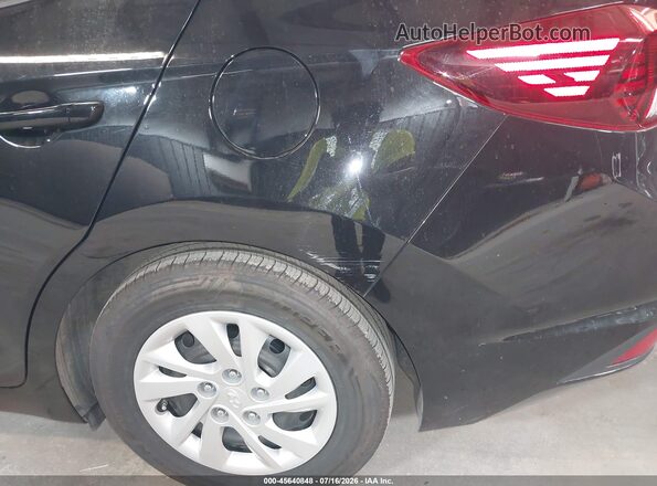 5NPD74LF2KH497112 2019 HYUNDAI ELANTRA Black Widok wnętrza z tyłu