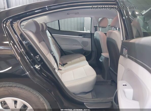 5NPD74LF2KH497112 2019 HYUNDAI ELANTRA Black Widok naklejki z numerem VIN