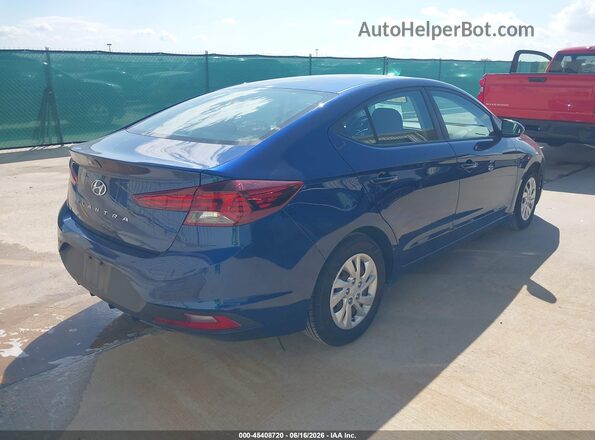 5NPD74LF2LH600644 2020 HYUNDAI ELANTRA Blue უკანა მარჯვენა