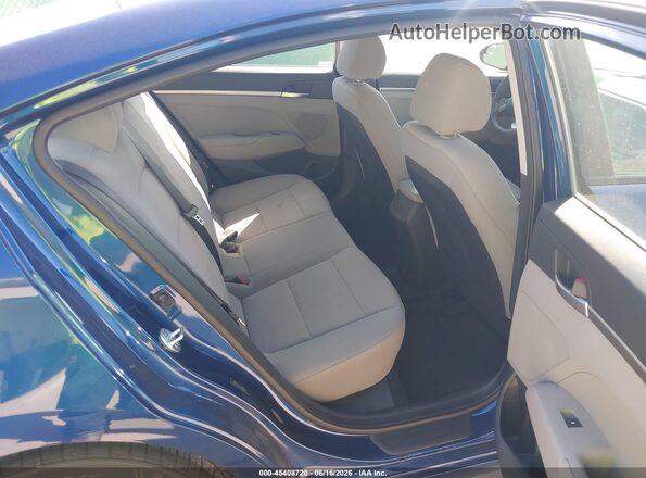 5NPD74LF2LH600644 2020 HYUNDAI ELANTRA Blue VIN კოდის სტიკერის ხედი