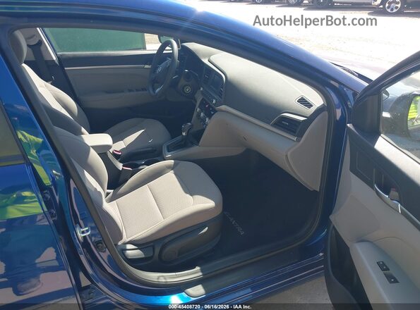 5NPD74LF2LH600644 2020 HYUNDAI ELANTRA Blue წინა სალონის ხედი