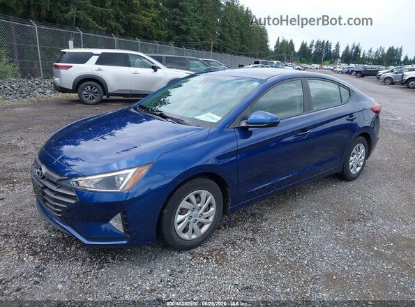 5NPD74LF2LH601325 2020 HYUNDAI ELANTRA Dark Blue Przód lewy