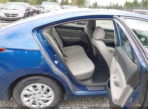 5NPD74LF2LH601325 2020 HYUNDAI ELANTRA Dark Blue Widok naklejki z numerem VIN