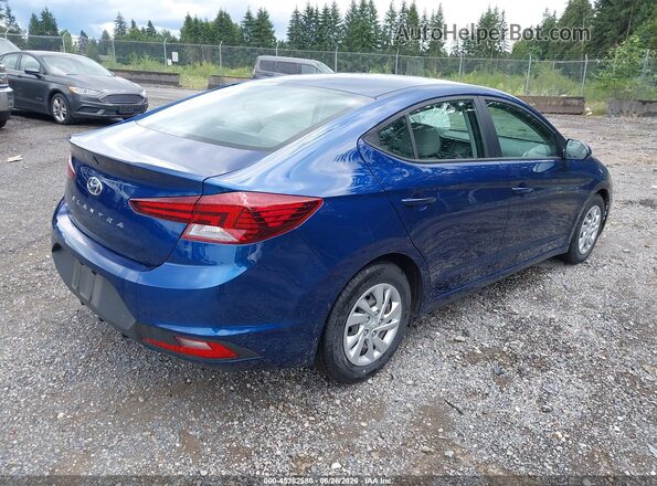 5NPD74LF2LH601325 2020 HYUNDAI ELANTRA Dark Blue Tył prawy