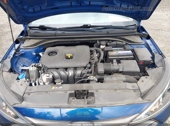 5NPD74LF2LH601325 2020 HYUNDAI ELANTRA Dark Blue Widok z tyłu