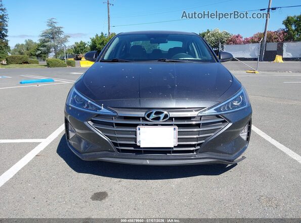 5NPD74LF2LH603446 2020 HYUNDAI ELANTRA Gray Вид задньої частини салону