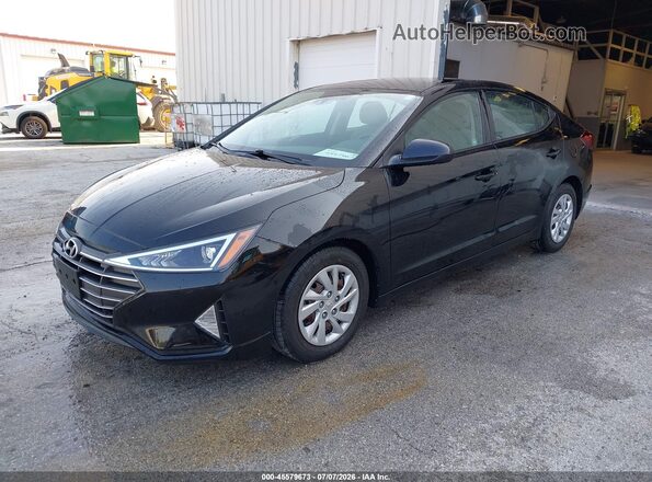 5NPD74LF2LH607027 2020 HYUNDAI ELANTRA Черный Передняя левая четверть