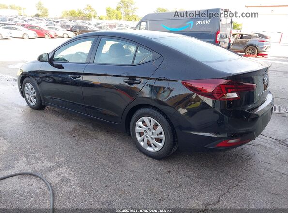 5NPD74LF2LH607027 2020 HYUNDAI ELANTRA Черный Задняя левая четверть