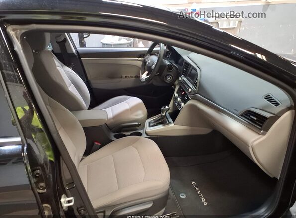 5NPD74LF2LH607027 2020 HYUNDAI ELANTRA Черный Вид салона спереди