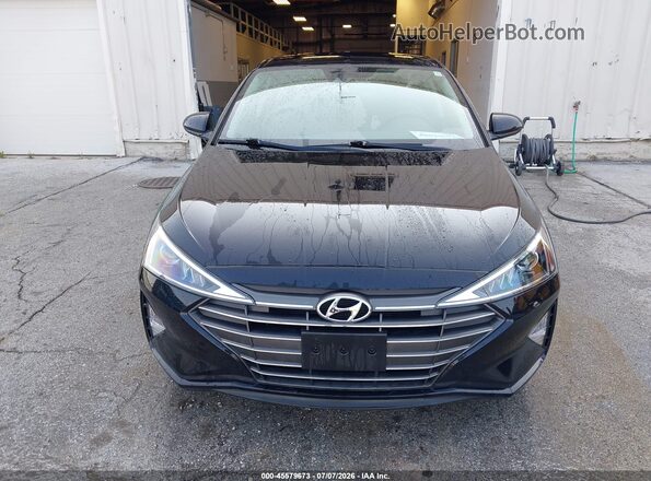 5NPD74LF2LH607027 2020 HYUNDAI ELANTRA Черный Вид щитка приборов