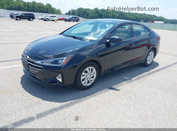5NPD74LF2LH607030 2020 HYUNDAI ELANTRA Черный Передняя левая четверть