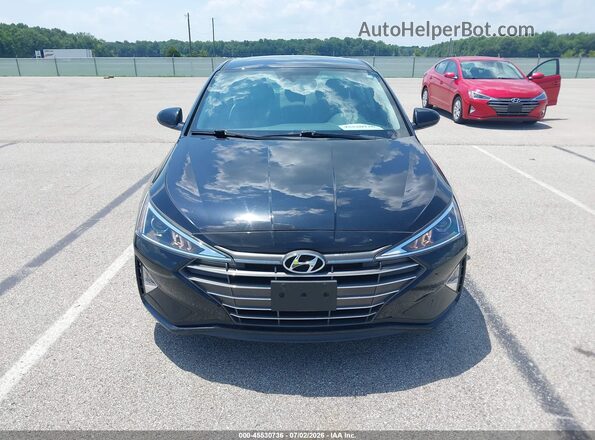 5NPD74LF2LH607030 2020 HYUNDAI ELANTRA Черный Вид щитка приборов