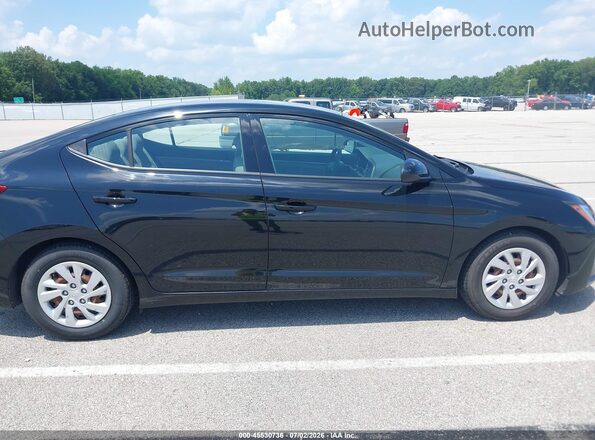 5NPD74LF2LH607030 2020 HYUNDAI ELANTRA Черный Вид задней части салона