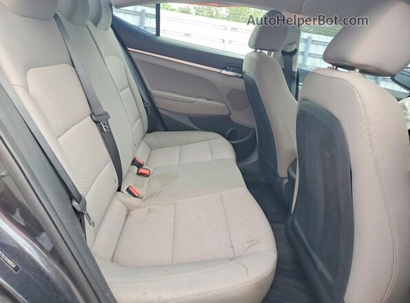 5NPD74LF2LH608341 2020 HYUNDAI ELANTRA Gray Rear seats view