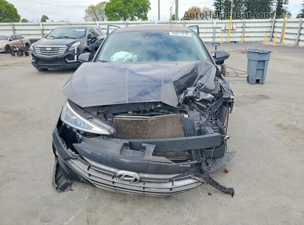 5NPD74LF2LH608341 2020 HYUNDAI ELANTRA Gray Front view