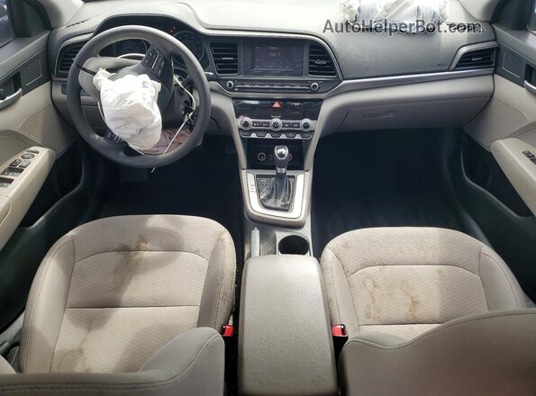 5NPD74LF2LH608341 2020 HYUNDAI ELANTRA Gray Dashboard view
