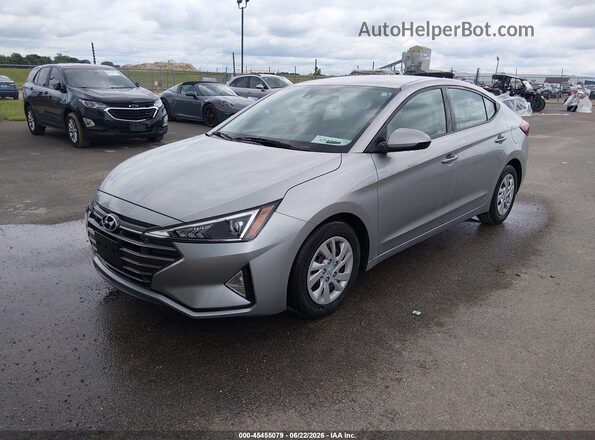 5NPD74LF2LH608890 2020 HYUNDAI ELANTRA Silver წინა მარცხენა ხედი სამი მეოთხედიდან