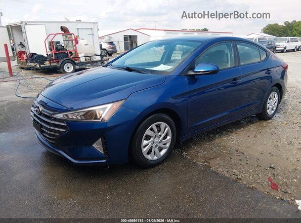 5NPD74LF2LH609974 2020 HYUNDAI ELANTRA Blue Vista tres cuartos delantera izquierda