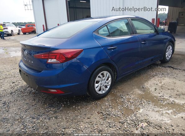 5NPD74LF2LH609974 2020 HYUNDAI ELANTRA Blue Trasero derecho