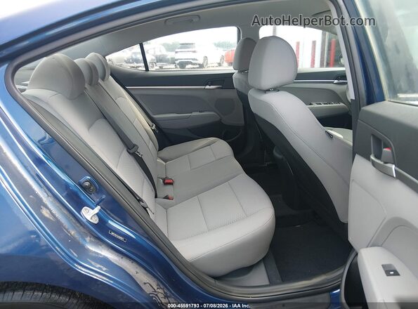 5NPD74LF2LH609974 2020 HYUNDAI ELANTRA Blue Vista de la etiqueta del VIN