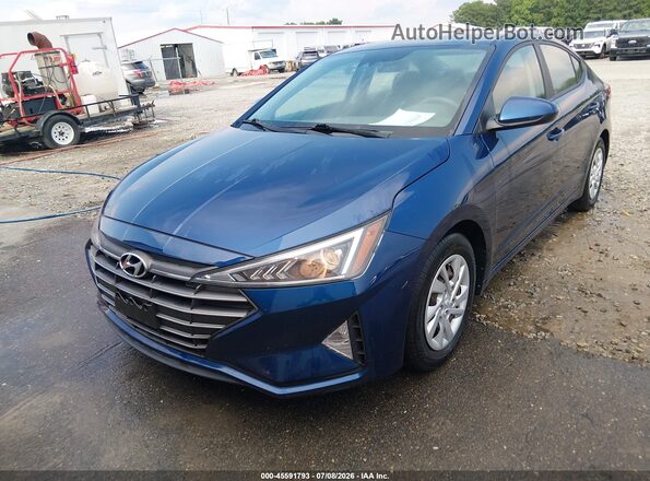 5NPD74LF2LH609974 2020 HYUNDAI ELANTRA Blue Vista frontal