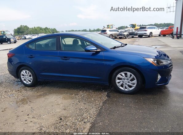 5NPD74LF2LH609974 2020 HYUNDAI ELANTRA Blue Vista interior trasera