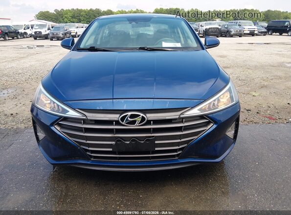 5NPD74LF2LH609974 2020 HYUNDAI ELANTRA Blue Vista del cuadro de instrumentos