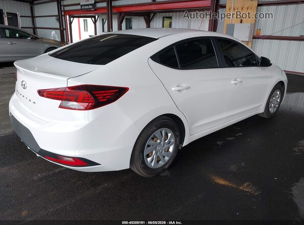5NPD74LF2LH610817 2020 HYUNDAI ELANTRA White Задня права чверть