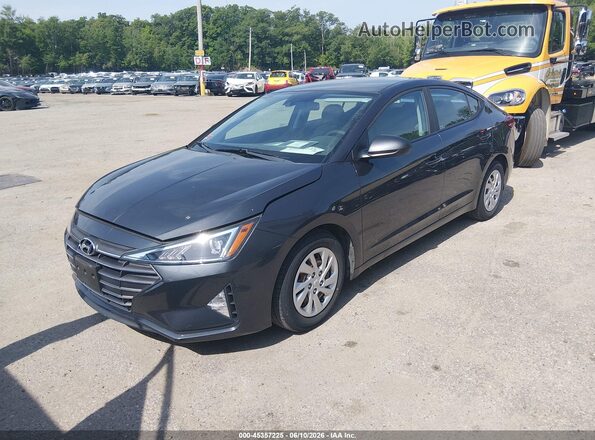 5NPD74LF2LH612048 2020 HYUNDAI ELANTRA Black Առջևի ձախ երեք քառորդ տեսարան
