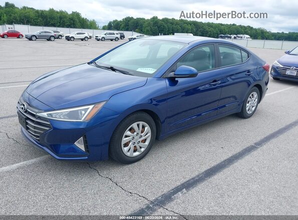 5NPD74LF2LH612308 2020 HYUNDAI ELANTRA Blue Vista tres cuartos delantera izquierda