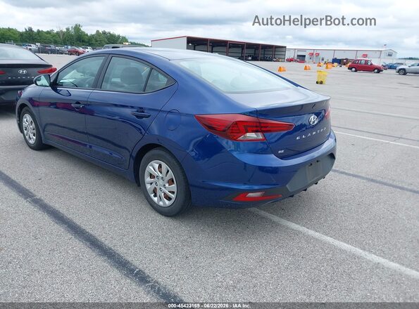 5NPD74LF2LH612308 2020 HYUNDAI ELANTRA Blue Trasero izquierdo