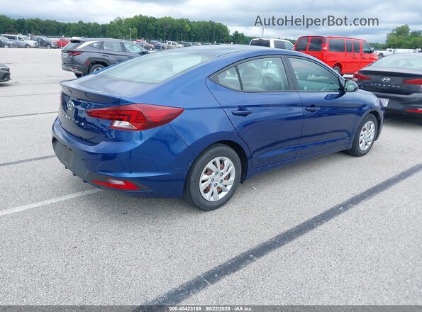 5NPD74LF2LH612308 2020 HYUNDAI ELANTRA Blue Trasero derecho