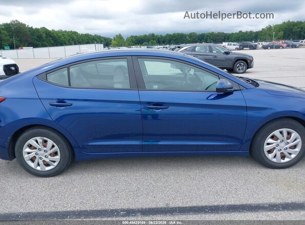 5NPD74LF2LH612308 2020 HYUNDAI ELANTRA Blue Vista interior trasera